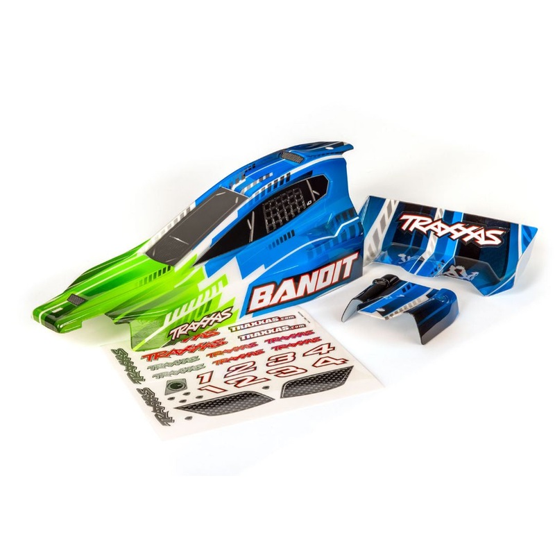 Traxxas Body Bandit Green (Painted, Decals Applied) – TRA2450X