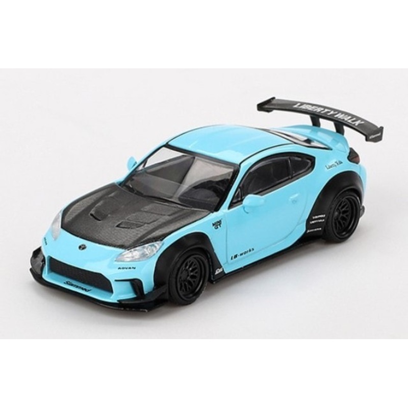 [ Back-order ] TSM MINI-GT MGT00873-R 1:64 Toyota GR86 LB Nation Baby Blue RHD model car