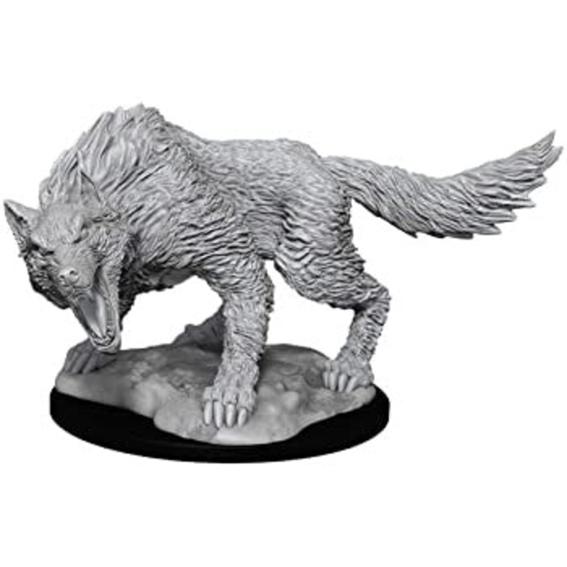 D&D Unpainted Mini – Winter Wolf 90030
