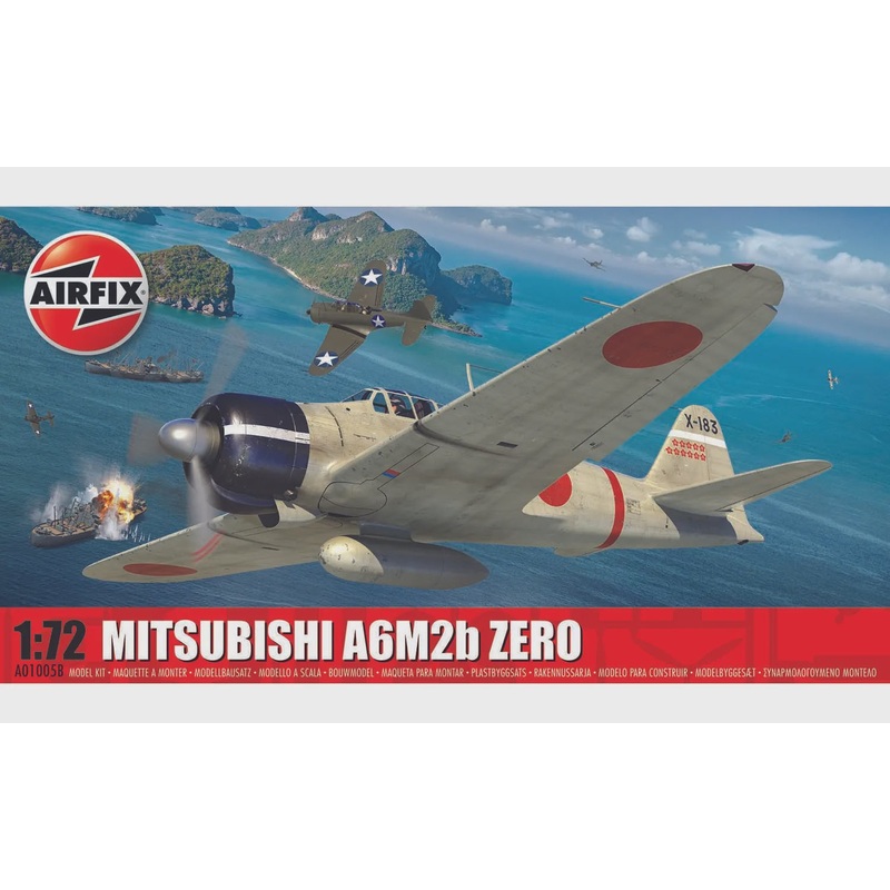 Mitsubishi A6M2B Zero 1/72 #01005B by Airfix