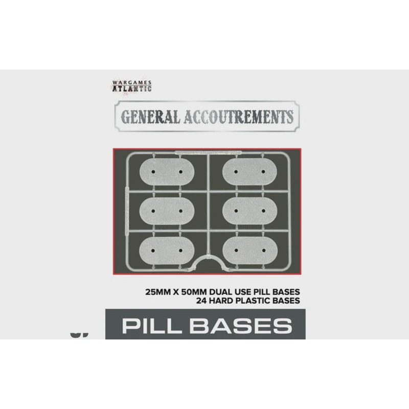WGA 25mm x 50mm Pill Dual Use Bases – WAAGA003