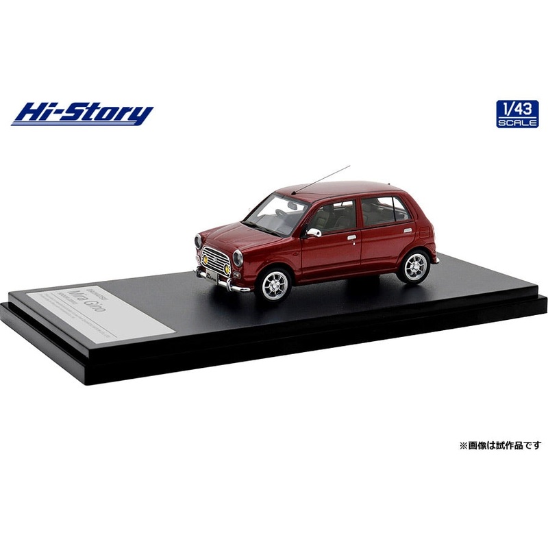 [ Back-order ] Hi-Story HS460RE 1:43 DAIHATSU Mira Gino 5DOOR 2000Maple Red Mica Metallic Resin model car