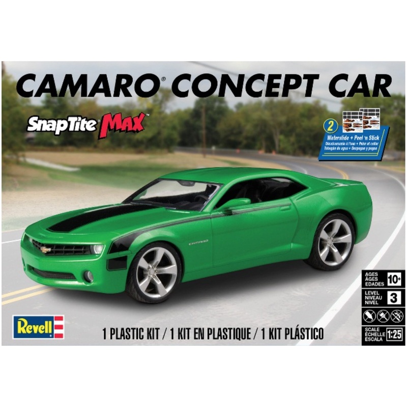 Camaro Concept Car 1/25 Sl3 Snaptite #1527 by Revell