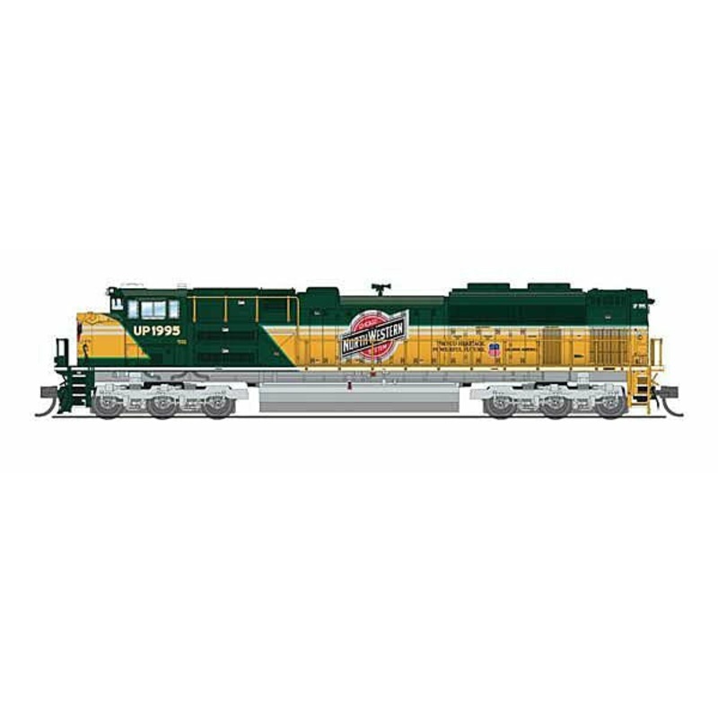 EMD SD70ACe – Sound and DCC – Paragon4(TM) Union Pacific #1995 (Chicago & North Western Heritage, Green, Yellow)