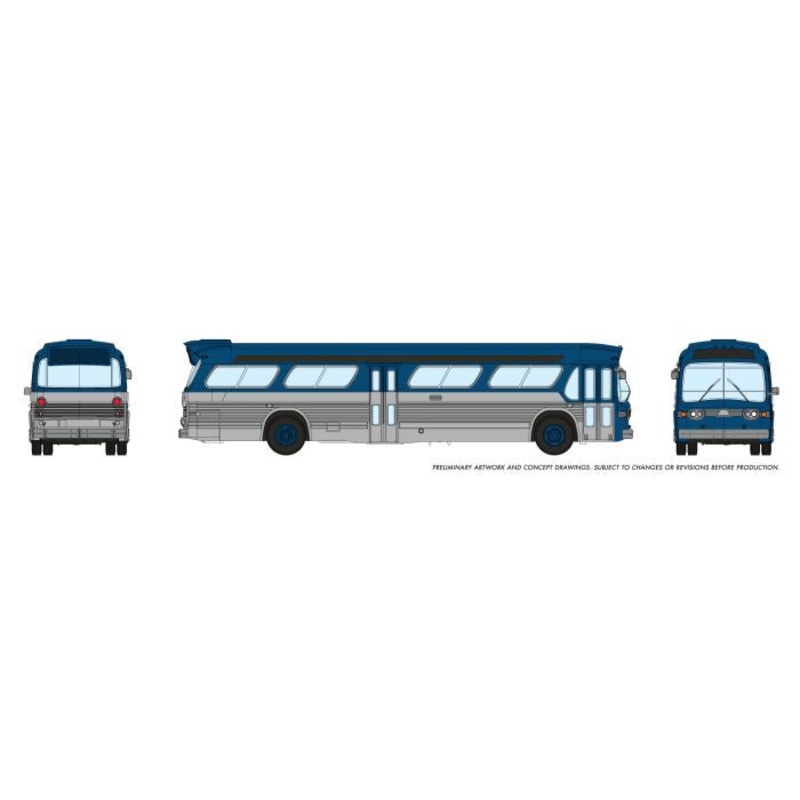 N 1/160 New Look Bus – Generic Blue