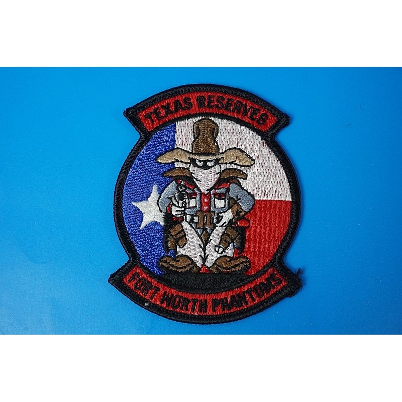 Patch USAF TEXAS RESERVES FORT WORTH PHANTOMS Spook without hook and loop