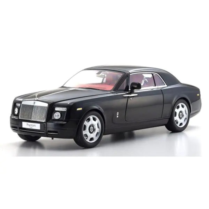 [ Back-order ] KYOSHO KS08862DBK 1:18 Rolls Royce Phantom Coupe Diamond Black model car