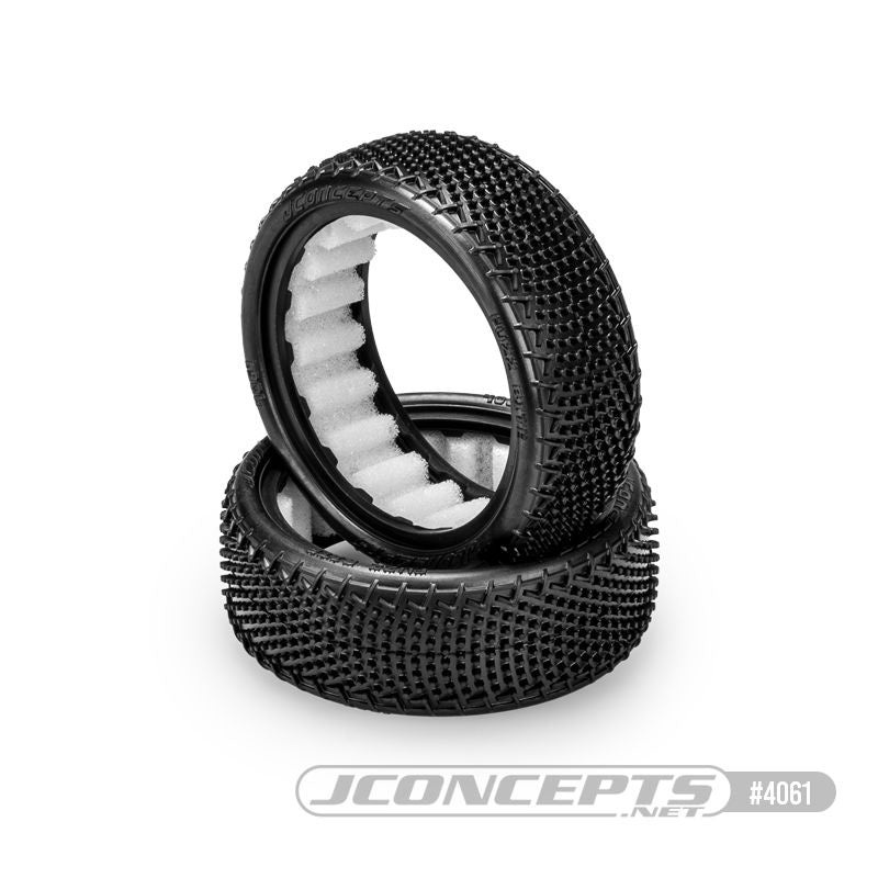 JConcepts Fuzz Bite Wide Carpet 2.2 2WD Front Buggy Tires (2) (Pink) – JCO4061-010