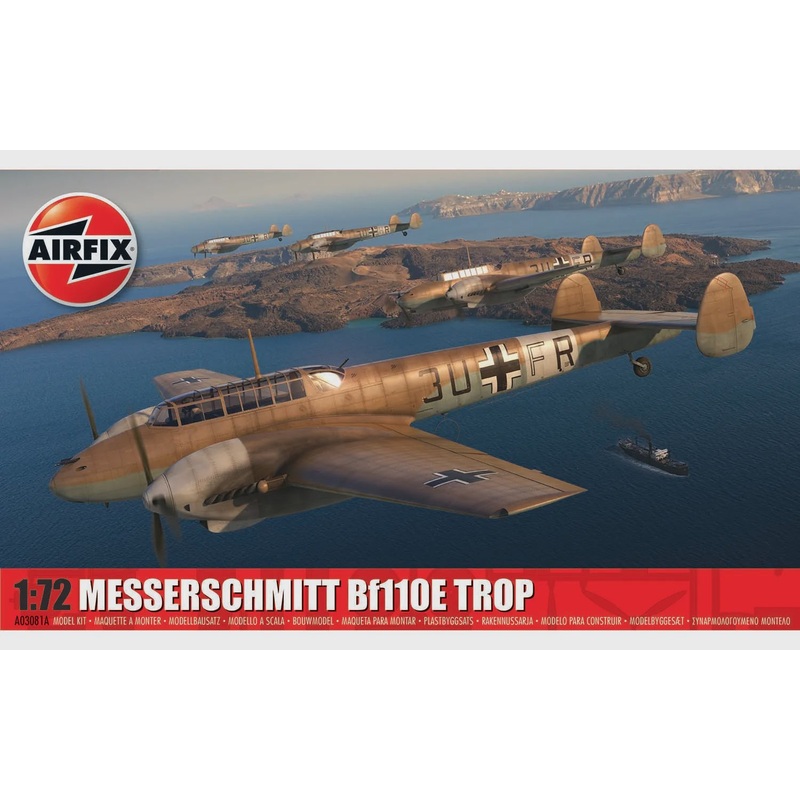 Messerschmitt Bf110E E-2 Trop 1/72 #03081A by Aifix