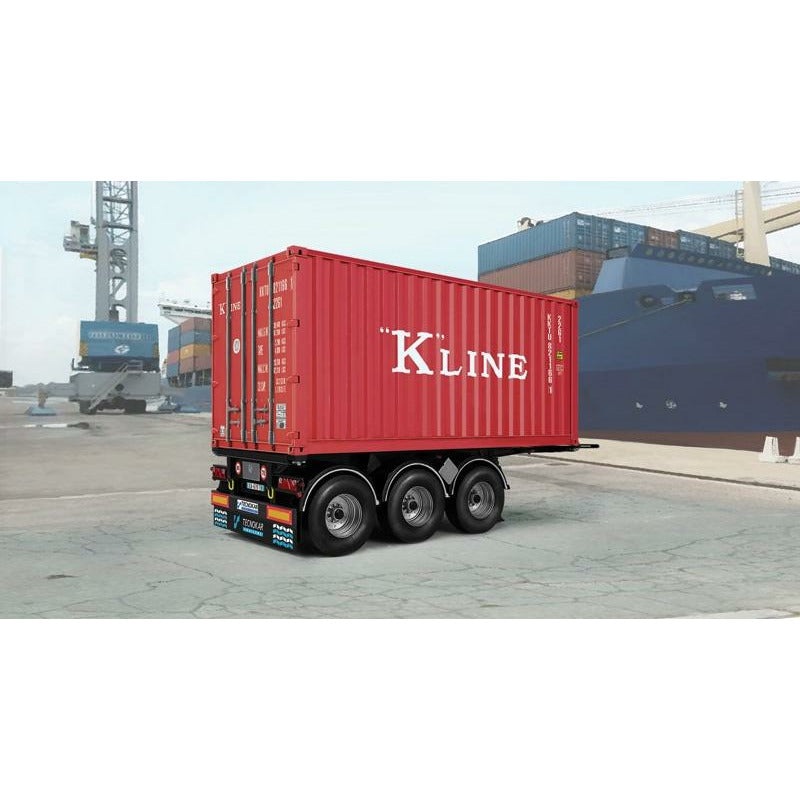 Tecnokar 20′ COntainer Trailer 1/24 #3887 by Italeri