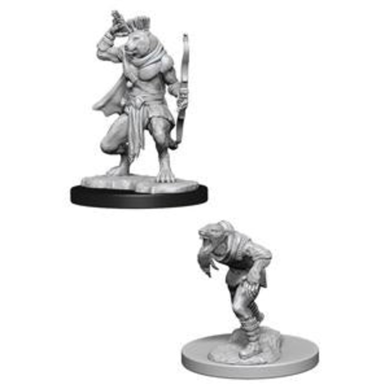 D&D Unpainted Mini – Wererat & Weretiger 90014