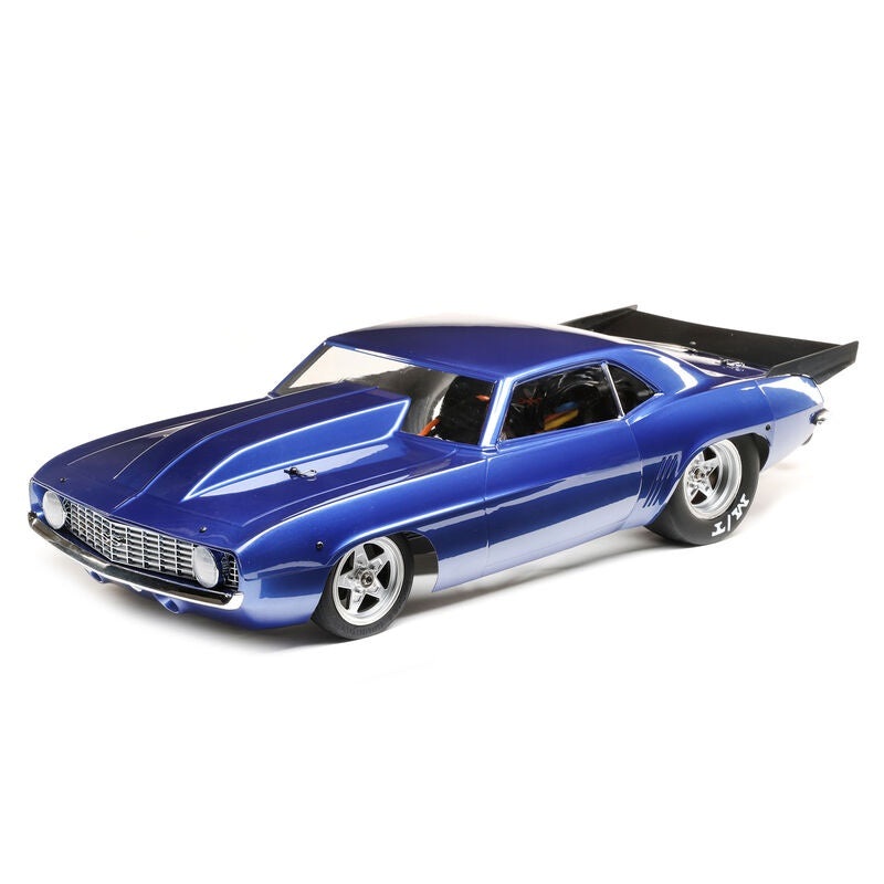 Losi 1/10 2WD Drag Car RTR Brushless Summit ’69 Camaro – Blue LOS03035T2