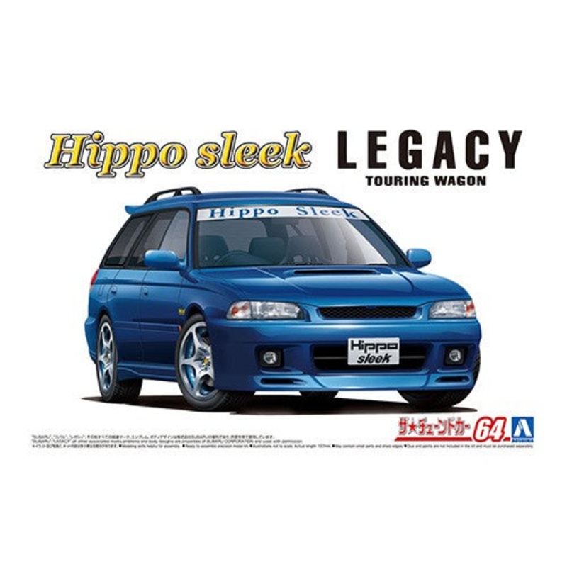 1993 Subaru Hippo Sleek BG5 Legacy Touring Wagon 1/25 #05800 by Aoshima