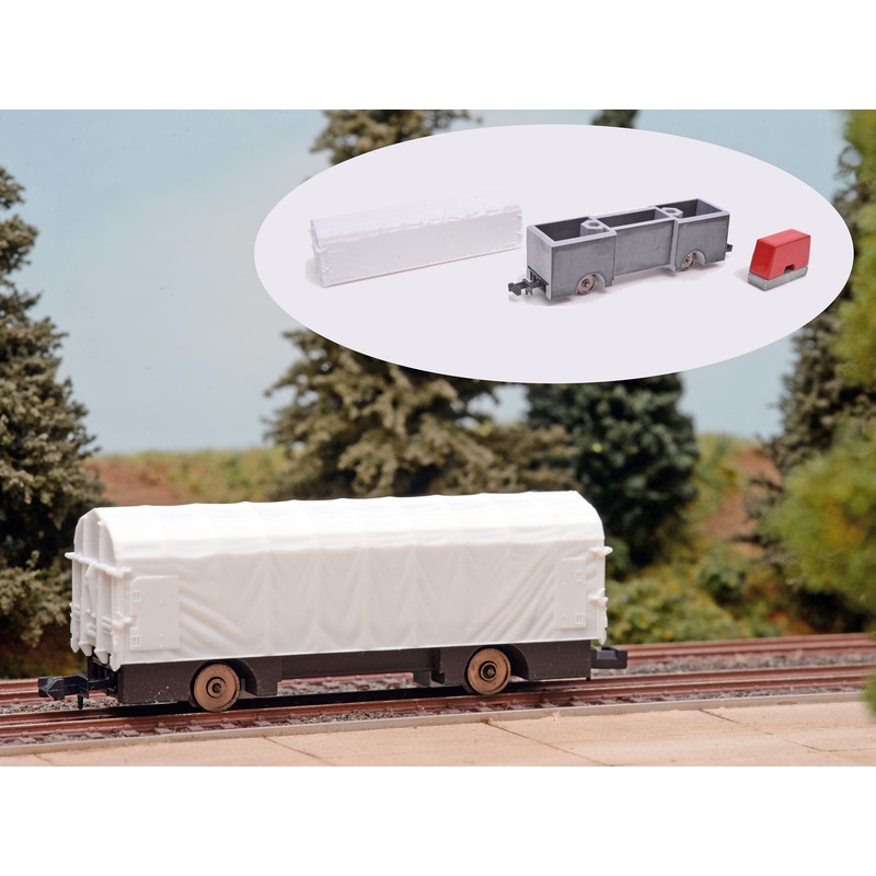Cart for collecting magnetic objects with Shimms hood, unpainted kit