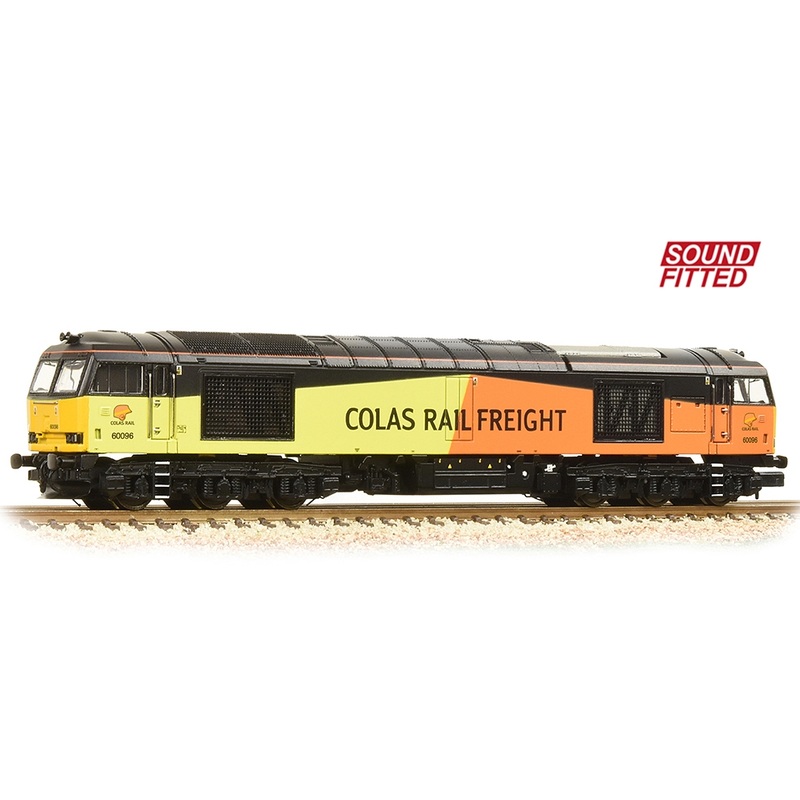 DCC + Sound Class 60 60096 Colas Rail Freight