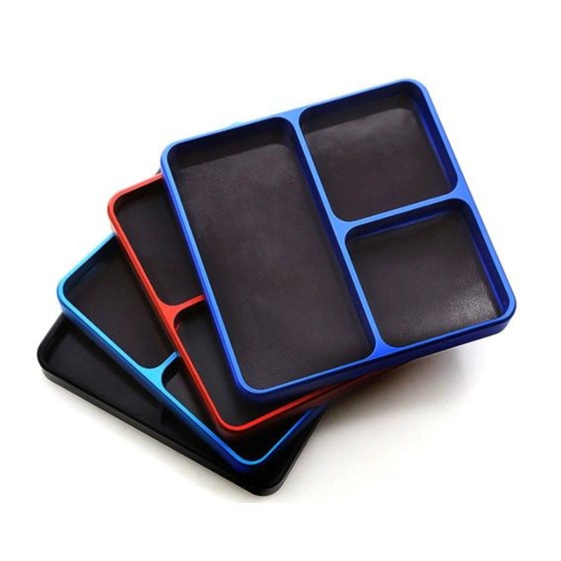 Hobby Details Magnetic Screw Tray (3 Compartments) – 99x98x11mm Assorted Colours