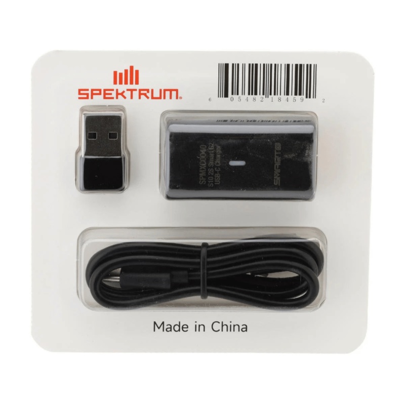 Spektrum RC S10 G2 USB-C Smart LiPo Charger w/IC2 Connector (2S/1.5A) – SPMXC0040