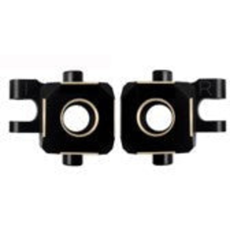 APS Brass (Black Plated) Front Steering Knuckles for 1:18 TRX-4M APS29035K