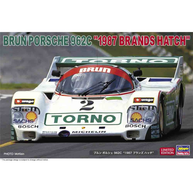Brun Porsche 962C 1987 Brands Hatch 1/24 by Hasegawa