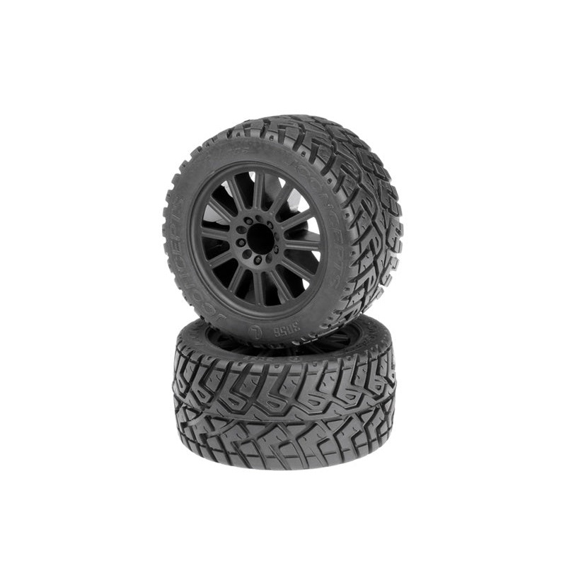 JConcepts G-Locs 2.8 Stampede 4×4 Pre-Mounted Black Wheel JCO3056-3030