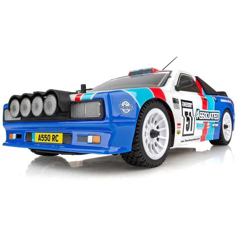 Team Associated 1/10 4WD Rally Car RTR Brushed Apex 2 A550 Rally Sport – Combo ASC30126C