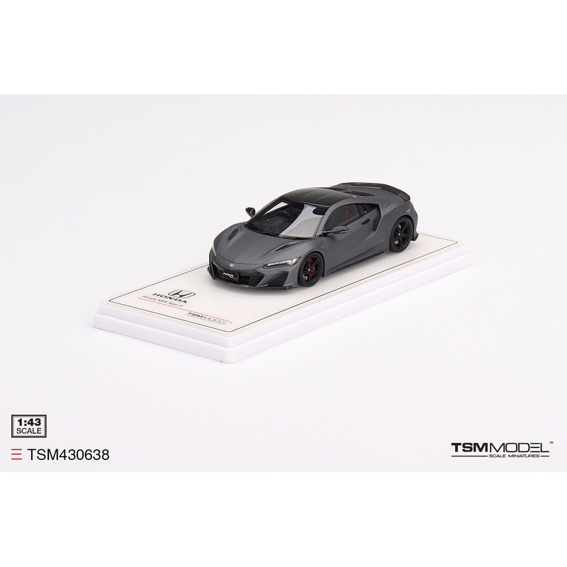 [ Back-order ] TSM TSM430638 1:43 Honda NSX Type S 2022 Gotham Gray Matte model car