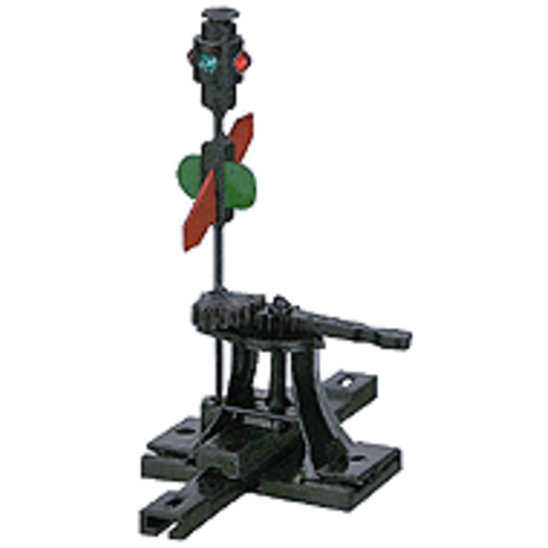 Caboose Industries High-Level Switch Stand – Kit #204S Sprung .190 Travel w/Selectable End Fittings, Paintable Lantern & Targets
