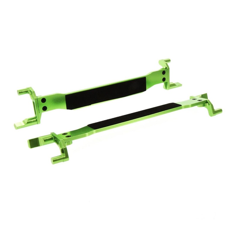 Atomik Traxxas X-Maxx Alloy Battery Hold Down – 2pcs, Green