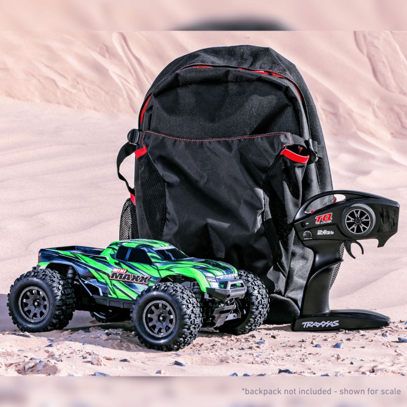 Traxxas Mini Maxx Brushless 1/16 4WD RTR Monster Truck w/TQ 2.4Ghz Radio, Battery – Assorted Colours TRA107154-1