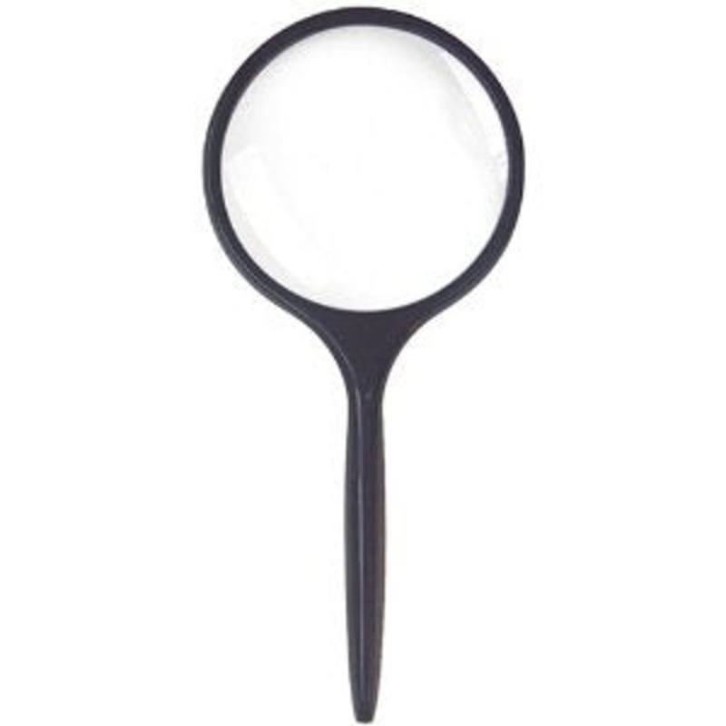 3 Round Glass Magnifier 3x Power