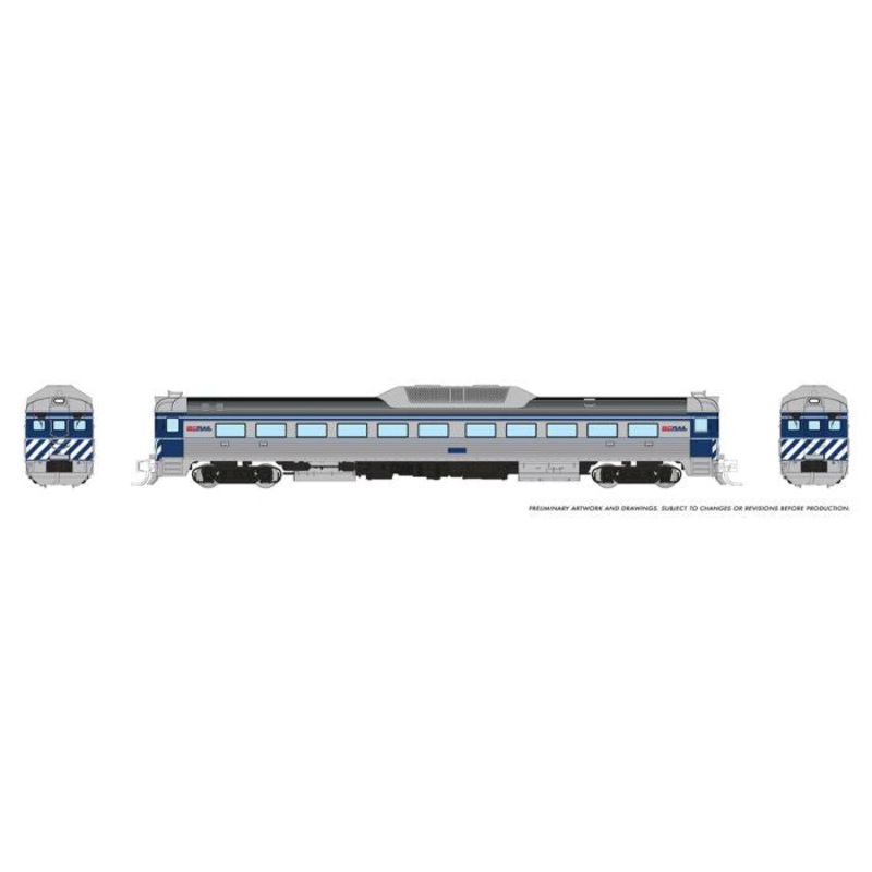 Rapido N Budd RDC-1 (Ph 2) (DC/DCC/Sound): BC Rail – Blue