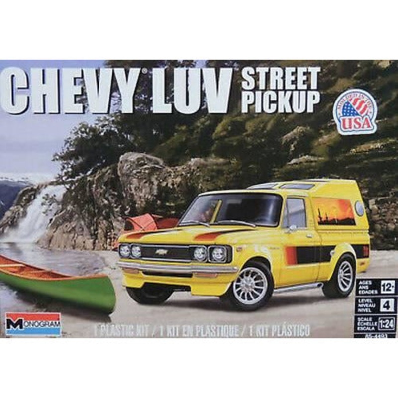 Chevrolet Luv Street Pickup 1/24 Model Truck Kit #4493 by Monogram