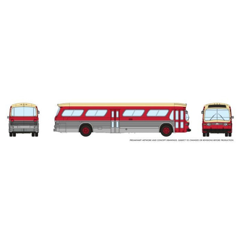 N 1/160 New Look Bus – Toronto (Maroon)