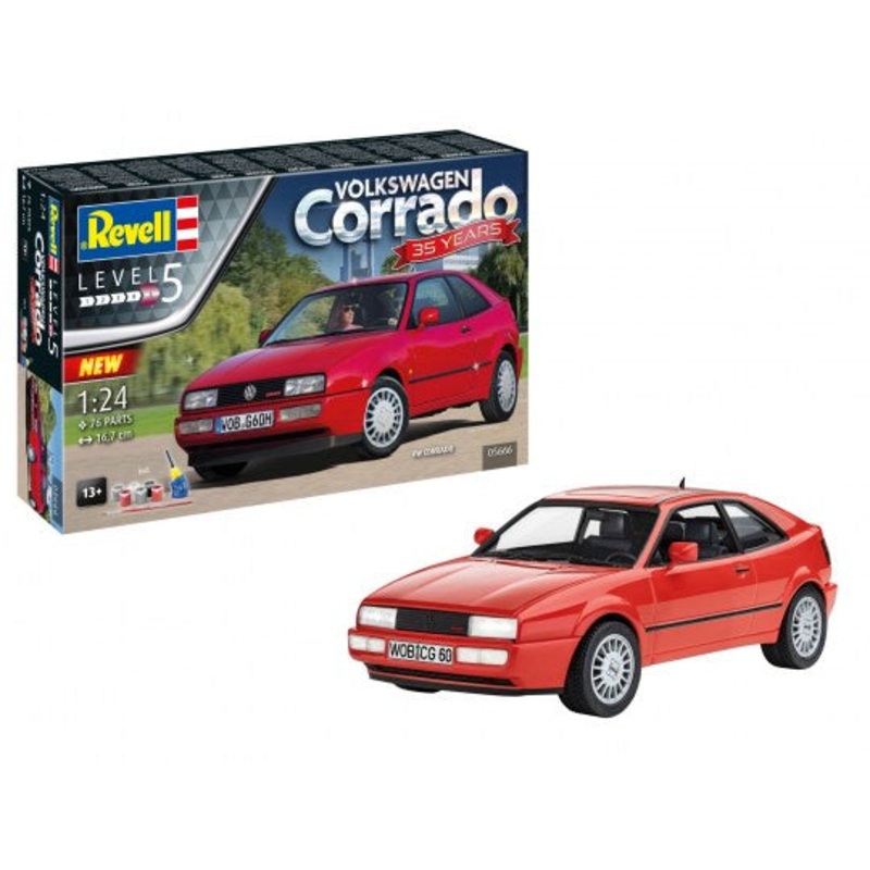 VW Corrado 35 Years 1/24 Gift Set #5666 by Revel