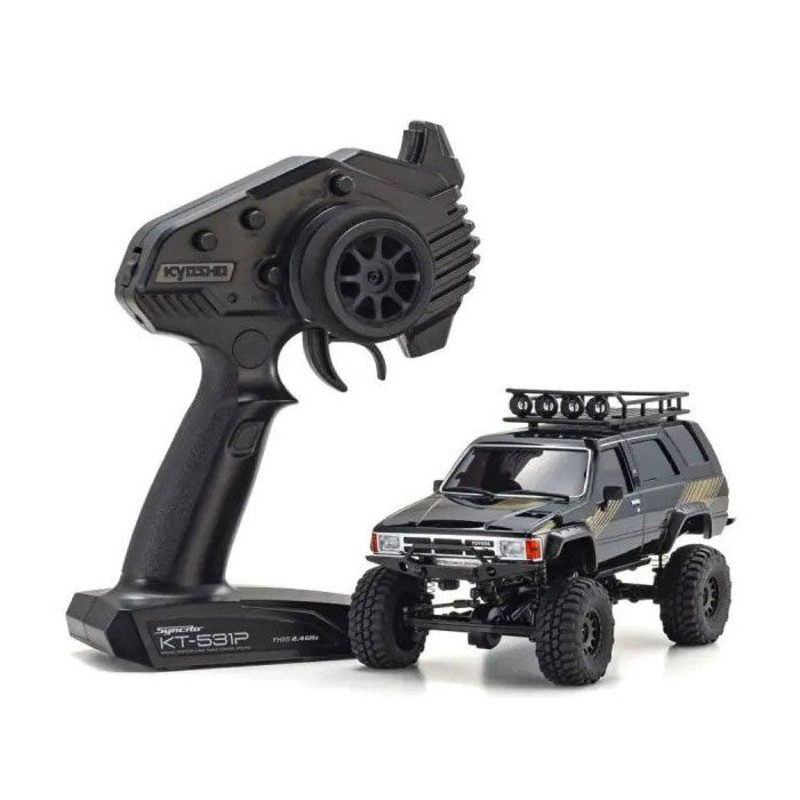 Kyosho MX-01 Mini-Z 1/28 4×4 Readyset w/Toyota 4Runner Body (Black) & 2.4GHz Radio