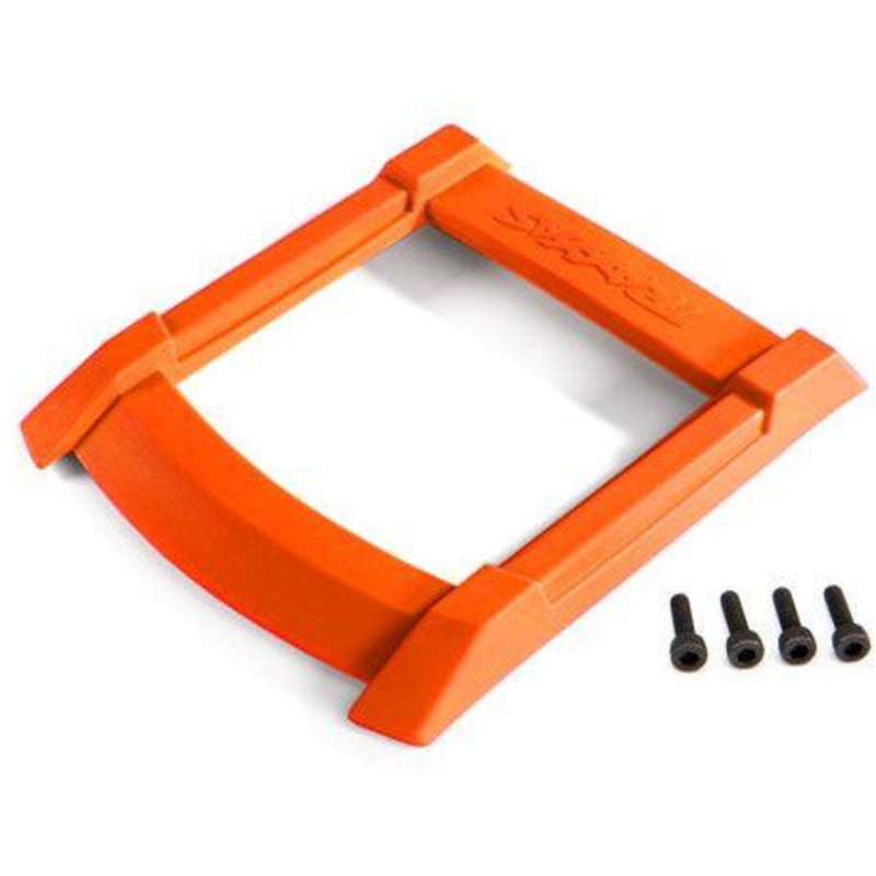 TRA8917T Traxxas Skid plate, roof (body) (orange)/ 3x12mm CS (4)