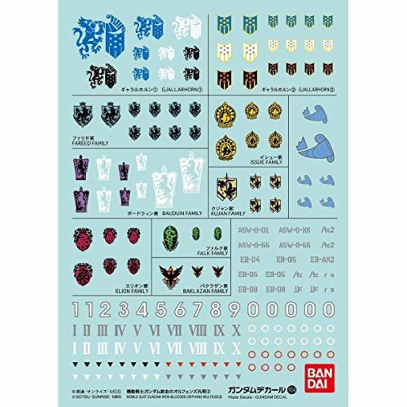 Gundam Decal 104 – Mobile Suit Gundam Iron-Blooded Orphans 2