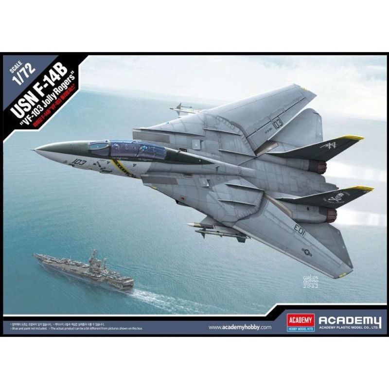 USN F-14B VF-103 Jolly Rogers 1/72 #12578 by Academy