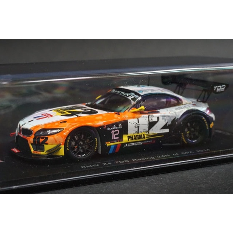 1:43 SPARK SB091 BMW Z4 TDS Racing SPA 24h 2014 #12 model car