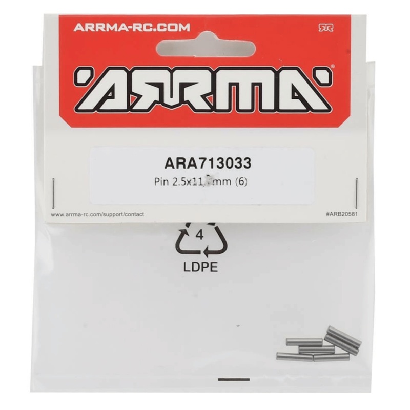 Arrma Pin, 2.5×11.5mm (6) – ARA713033