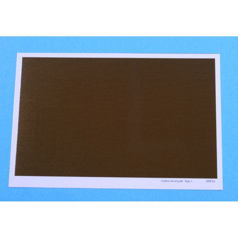 [ Back-order ] Model Factory HIRO P1096 Carbon Decal Gold TYPE 1