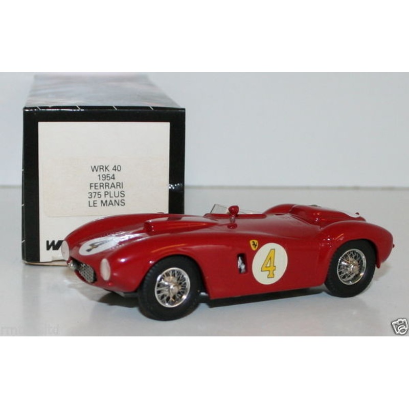 WESTERN MODELS 1/43 WRK40 – 1954 FERRARI 375 PLUS LE MANS #4