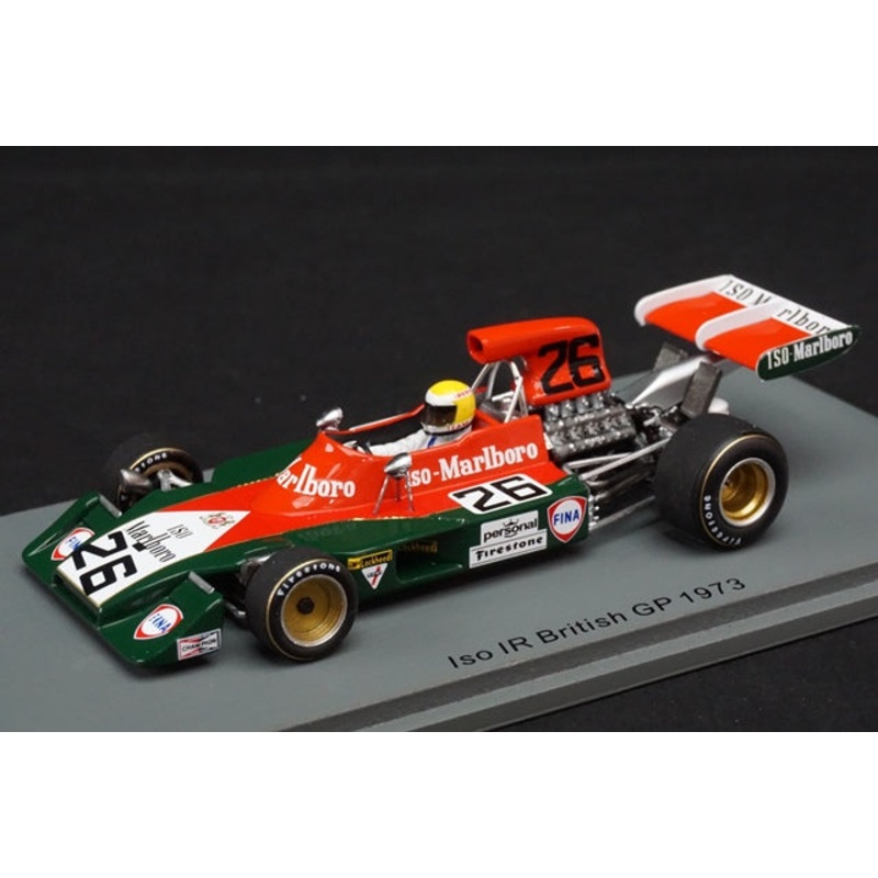 1:43 SPARK S7572 Iso IR #26 British GP 1973 model car