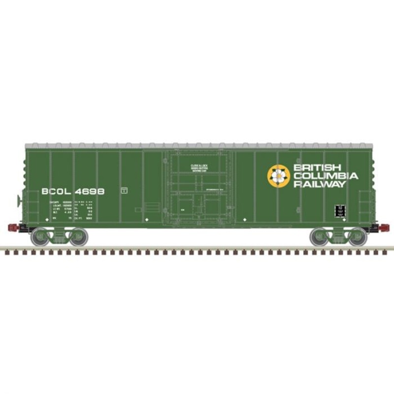 Atlas 20006534 HO NSC Newsprint Boxcar, BC Rail #4664