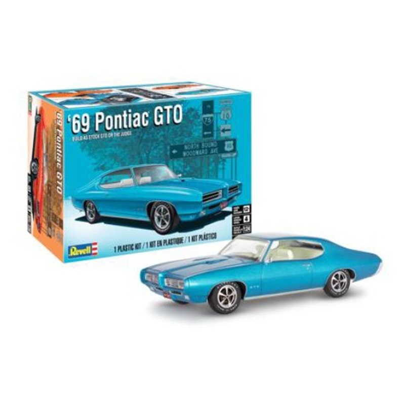 1969 Pontiac GTO 1/24 #4530 by Revell