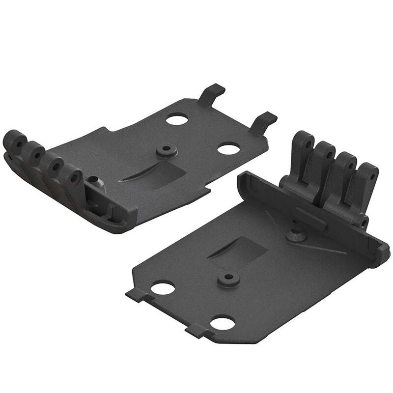Arrma F/R Lower Skidplate (2): 4×4 Granite MEGA AR320401