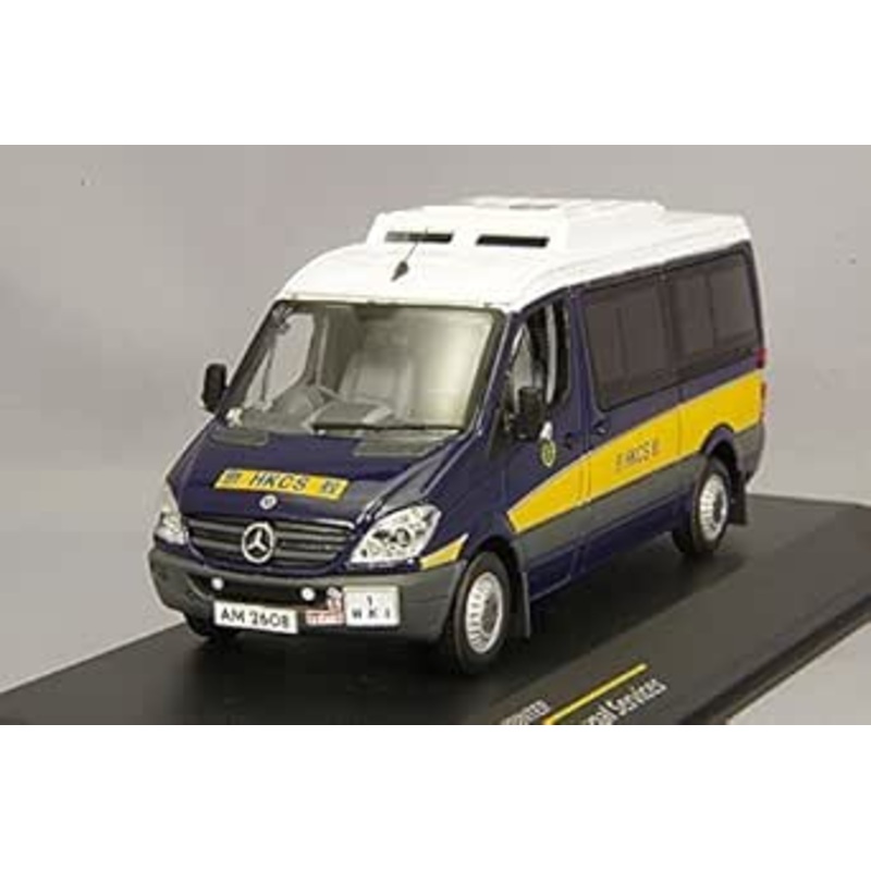 [ Back-order ] Tiny ATC43047 1:43 MB Sprinter HKCS escort vehicle model car