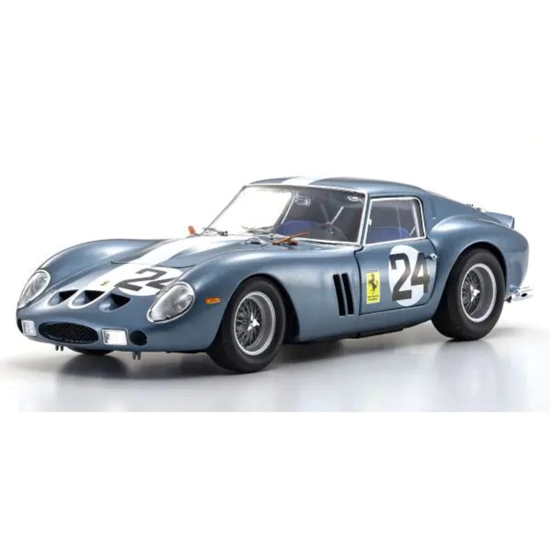 [ Back-order ] KYOSHO KS08438D 1:18 Ferrari 250GTO 1962 Sebring #24 Blue model car