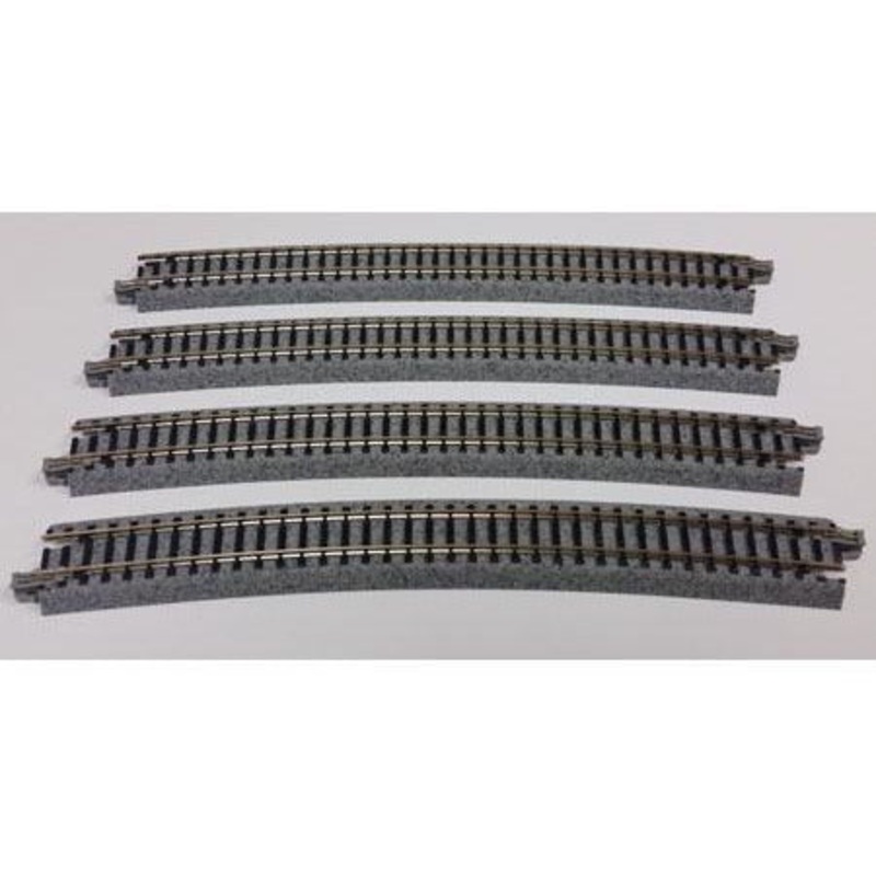 UniTrack N Curve R28 1/4 – 15 degree 4pcs.