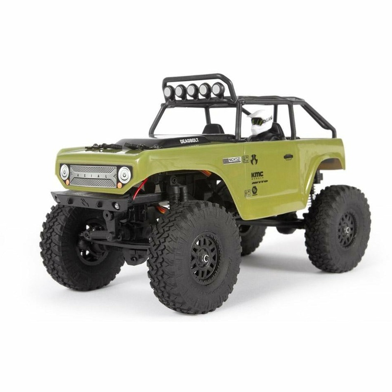 Axial 1/24 4WD Mini Crawler RTR Brushed SCX24 Deadbolt – Green AXI90081T2